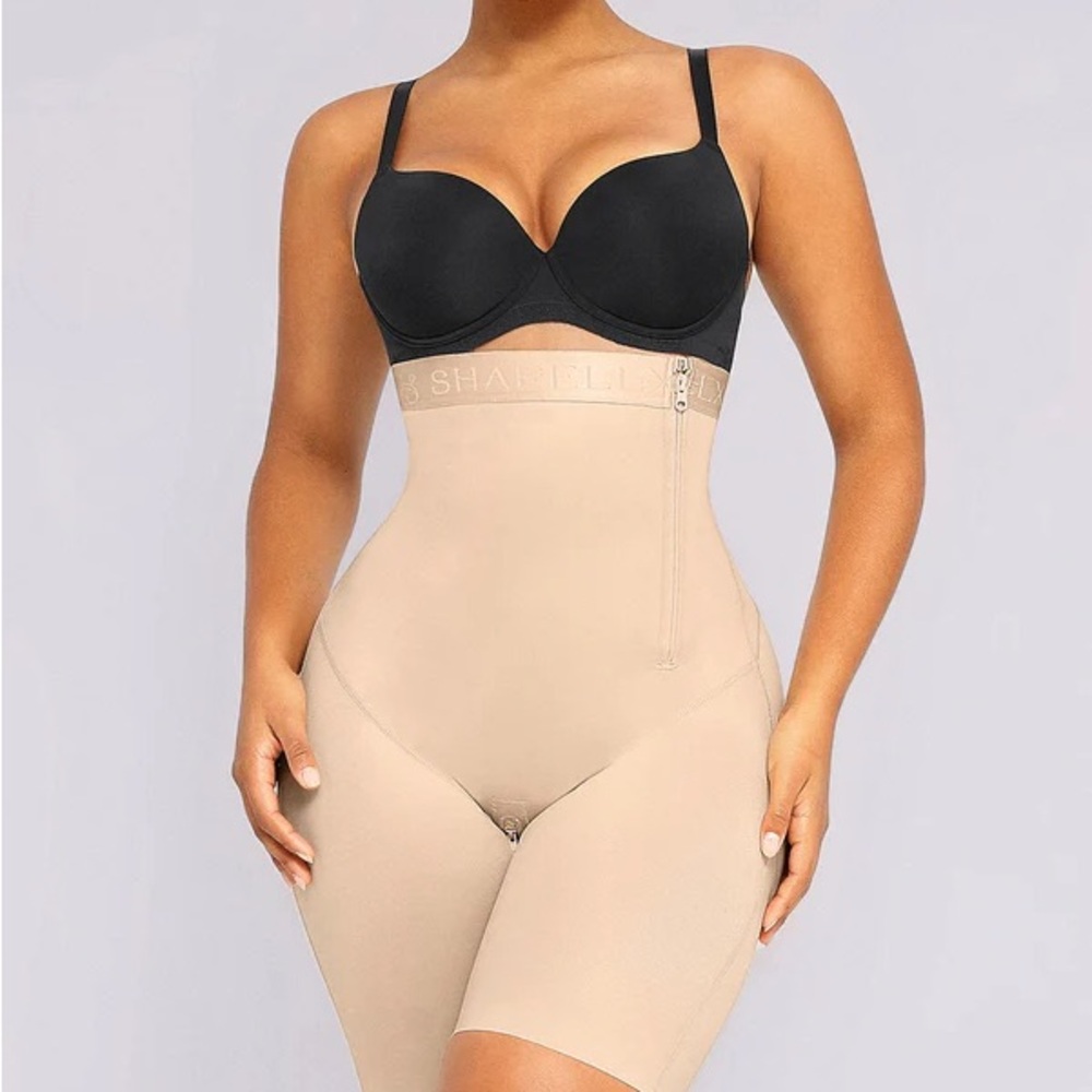 Shapellx BOOT-YEAH™ SilkSculpt High-Waisted Short Beige / XL NWT